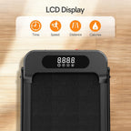 Una cinta de correr Fitvect con pantalla LCD en el suelo