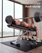 Fitvect onyx fitness bench with 300kg mas load, best for bench press